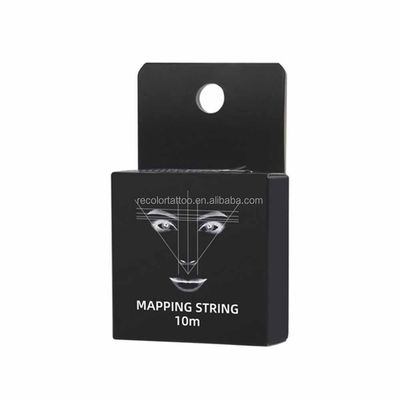 Private Label 10m Einweg-Mikrobladen mit vorgeschriebenem Tattoo-Mapping-String Augenbrauenmarker-Dreh für Augenbrauen-Tattoo-Brow