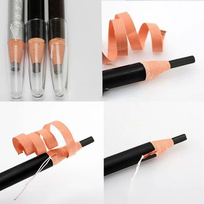 1818 Papier Augenbrauen-Verstärker Wasserdicht Getönt Stereo Typen Farbige Schönheit Make-up Stift Kosmetik Kunst Augenbrauenstift Zubehör
