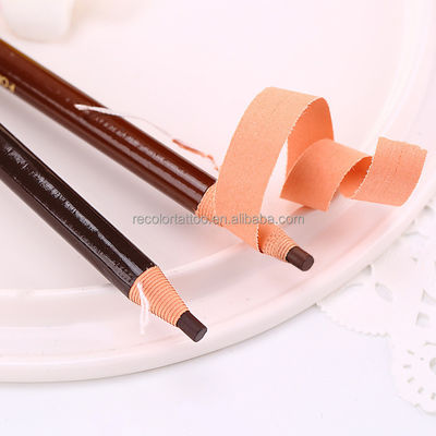 1818 Papier Augenbrauen-Verstärker Wasserdicht Getönt Stereo Typen Farbige Schönheit Make-up Stift Kosmetik Kunst Augenbrauenstift Zubehör