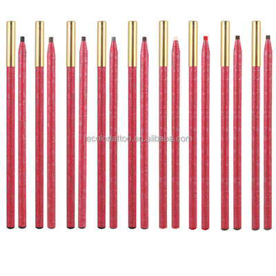 OEM ODM Langlebige wasserdichte Mikrobladen Augenbrauen Bleistift Tattoo Farbe Kosmetik für Make-up Permanente Make-up Accessoires