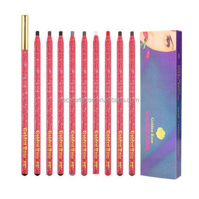 OEM ODM Langlebige wasserdichte Mikrobladen Augenbrauen Bleistift Tattoo Farbe Kosmetik für Make-up Permanente Make-up Accessoires