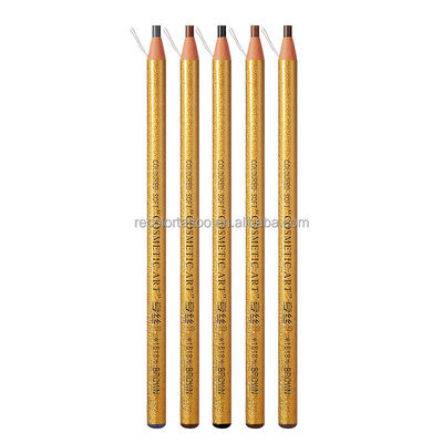 Kundenspezifischer weißer Microblading-Stift für Permanent-Make-up, wasserfester Augenbrauenstift mit Farbton, Kosmetik, natürliches Schönheitsaccessoire