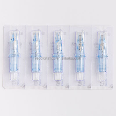 RL RS RM M1 Einweg-Rotations-Tattoo-Stift aus Edelstahl Steril-Make-up-Maschine Nadelpatrone Dauer-Tattoo-Versorgung