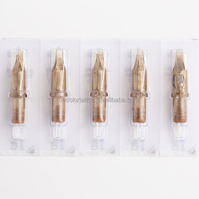 20 PCS/Box Edelstahl-Kartusche für Mikrobladen Nadeln für rotative Permanente Make-up Tattoo Augenbraue Eyeliner Lippen Mikrobladen