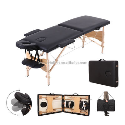Verstellbares Spa Schönheitstattoo Tischbetten Mikroblading Salon Möbel mit Trägerkoffer Permanentes Make-up Zubehör