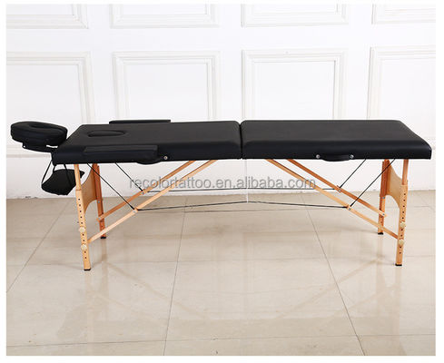 Verstellbares Spa Schönheitstattoo Tischbetten Mikroblading Salon Möbel mit Trägerkoffer Permanentes Make-up Zubehör