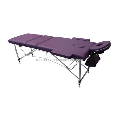 3-fach tragbare Aluminium-Mikrobladen-Tattoo-Tisch für Spa-Behandlungen Schwarz/Pink/Beige Farbe Mikrobladen-Tattoo-Zubehör