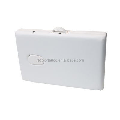 3-fach tragbare Aluminium-Mikrobladen-Tattoo-Tisch für Spa-Behandlungen Schwarz/Pink/Beige Farbe Mikrobladen-Tattoo-Zubehör