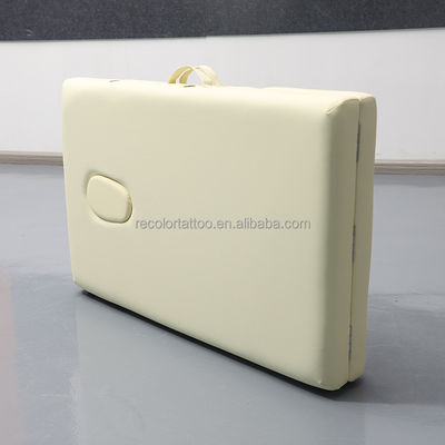 3-fach tragbare Aluminium-Mikrobladen-Tattoo-Tisch für Spa-Behandlungen Schwarz/Pink/Beige Farbe Mikrobladen-Tattoo-Zubehör