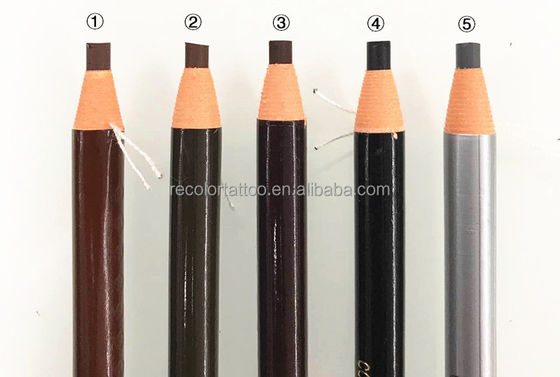 Privatetikett 1818 Abschälpapier Augenbrauen Bleistift Wasserdicht Langlebiges 5-farbiges Permanentes Make-up Zubehör