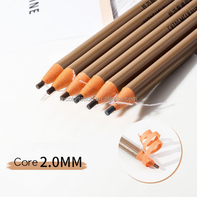 Individueller 2,0 mm feiner Augenbrauenstift wasserfestes Microblading Augenbrauen-Tönung für natürliches Make-up Zubehör Permanent Make-up