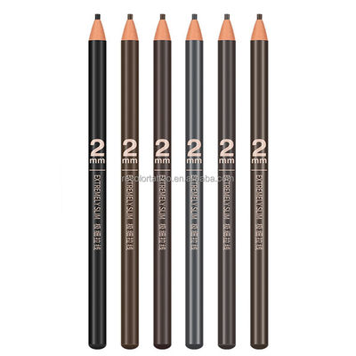Private Label Wasserdichtes Mikrobladen Augenbrauen Bleistift Extrem schlank Feinspitze Kosmetik Make-up Farbe Private Label Make-up