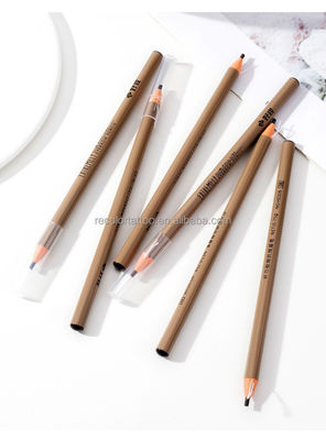 Private Label Wasserdichtes Mikrobladen Augenbrauen Bleistift Extrem schlank Feinspitze Kosmetik Make-up Farbe Private Label Make-up