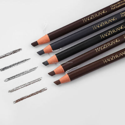 Private Label Hartes Augenbrauen Bleistift mit wasserdichtem Zugstreifen Oval Tipp für das Mikrobladen Tattoo Make-up Permanentes Make-up Zubehör
