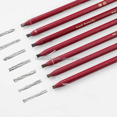 Private Label Hartes Augenbrauen Bleistift Schnur ziehen Schälen Off Augenbrauenmarker für Tattoo Make-up & Microblading Permanent Make-up Zubehör