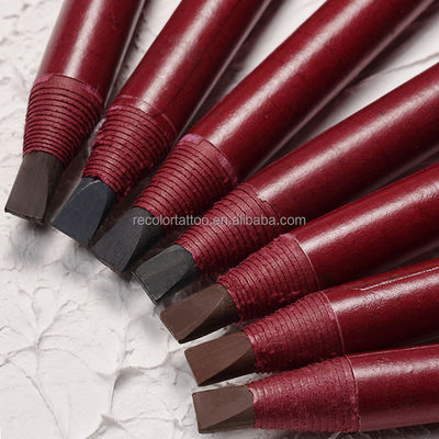 Private Label Hartes Augenbrauen Bleistift Schnur ziehen Schälen Off Augenbrauenmarker für Tattoo Make-up & Microblading Permanent Make-up Zubehör