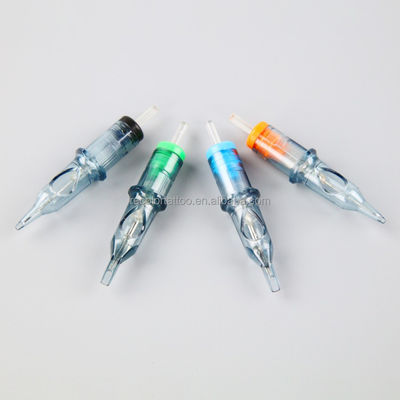 20 Stück/Box Edelstahl Microblading Kartuschennadeln für Rotationsmaschinen Permanent Make-up Tattoo Augenbrauen Eyeliner Lippe