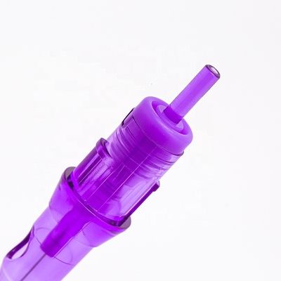 20 STÜCKE/Box Edelstahl Pink/Grau/Lila Microblading Rotationsmaschinen für Permanent Make-up Tattoo Augenbrauen Eyeliner Lippe