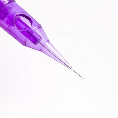 20 STÜCKE/Box Edelstahl Pink/Grau/Lila Microblading Rotationsmaschinen für Permanent Make-up Tattoo Augenbrauen Eyeliner Lippe