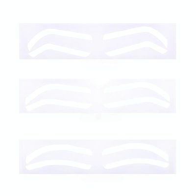 Einweg-Kunststoff-Hilfspasten-Schablonen für Augenbrauen-Airbrush-Tattoos, unerlässlich für Permanent-Make-up