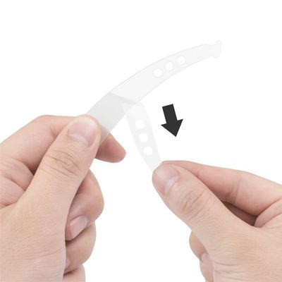 Durchsichtige Acrylbrauenliner für symmetrische Tinte Zeichnung Stickerei Stufe Hilfsstufe Permanente Make-up-Zubehör