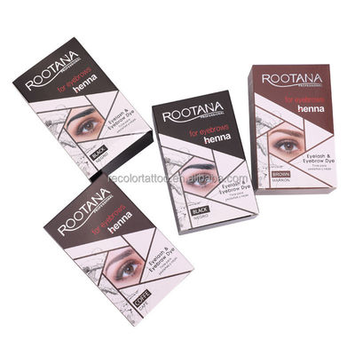 Private Label professionelle langlebige Henna Brow & Lash Farbstofffarbe in Gel- oder Cremeform