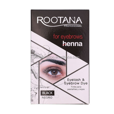 Private Label professionelle langlebige Henna Brow & Lash Farbstofffarbe in Gel- oder Cremeform