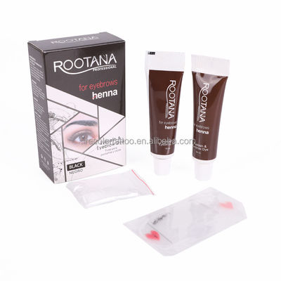 Private Label professionelle langlebige Henna Brow & Lash Farbstofffarbe in Gel- oder Cremeform