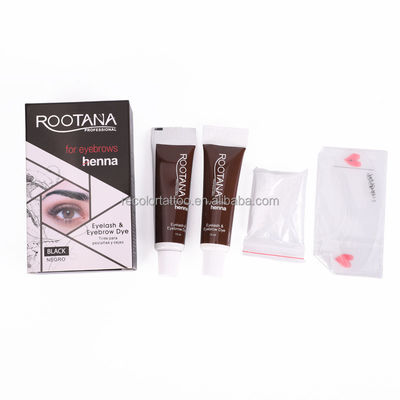 Private Label professionelle langlebige Henna Brow & Lash Farbstofffarbe in Gel- oder Cremeform