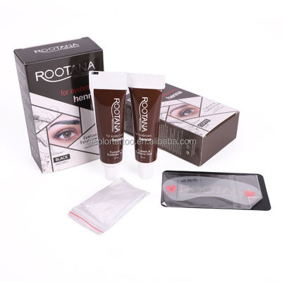 Private Label professionelle langlebige Henna Brow & Lash Farbstofffarbe in Gel- oder Cremeform