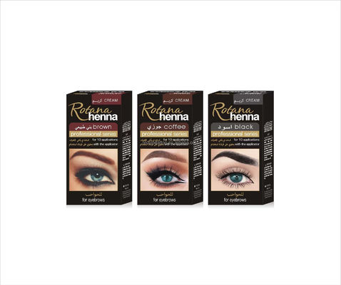 Private Label professionelle langlebige Henna Brow & Lash Farbstofffarbe in Gel- oder Cremeform