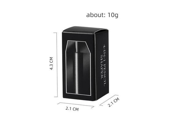 4 in 1 Kunststoff Augenbrauenstift Lippen Eyeliner Stift Kartensteckplatz Anspitzer Werkzeug Artefakt Permanent Make-up Zubehör