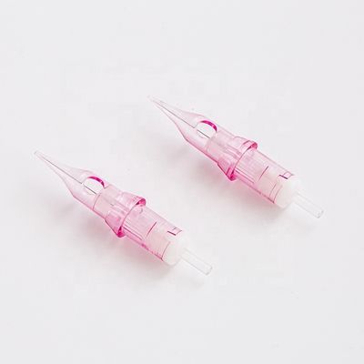 Permanent Make-up Pink/Grau / Lila Tattoo-Kartuschennadeln Augenbraue Eyeliner Lippe Microblading für Rotationsmaschinen 20 STK/Box