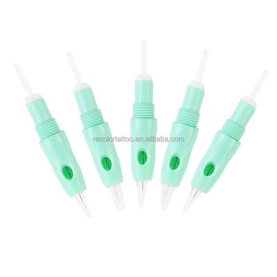 Digitale Augenbrauen Tattoo MTS Wireless Microblading Pen Edelstahl Nadelpatrone für Permanente Make-up Maschine Grüne Nadel