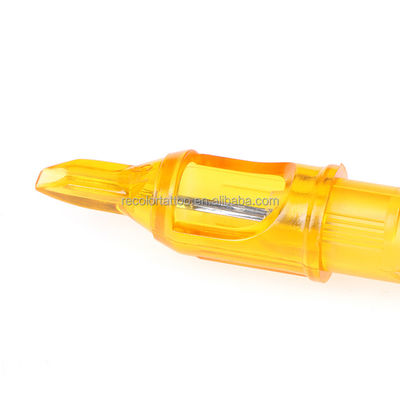 20 Stück hochwertiges Mikrobladen Augenbraue Tattoo Nadelpatrone Edelstahl Mikropigmentierung Permanente Make-up Nadel