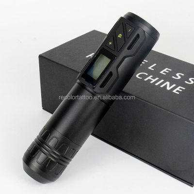 Private Label Portable Wireless Tattoo Machine Pen mit LED-Display Langer Betriebszeit Dreh-Tattoo-Pistole Dauermerkmal