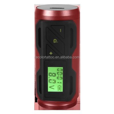 Private Label Portable Wireless Tattoo Machine Pen mit LED-Display Langer Betriebszeit Dreh-Tattoo-Pistole Dauermerkmal