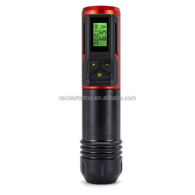 Private Label Rotary Wireless Tattoo Machine Pen mit LED-Anzeige mit Permanent-Technologie