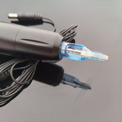 Private Label Profi Rotary Tattoo Pen Starke Leistung Kernloser Motor RCA Schnittstelle Griffe Patronen Permanente Tätowiermaschine