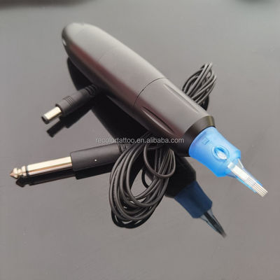 Private Label Profi Rotary Tattoo Pen Starke Leistung Kernloser Motor RCA Schnittstelle Griffe Patronen Permanente Tätowiermaschine