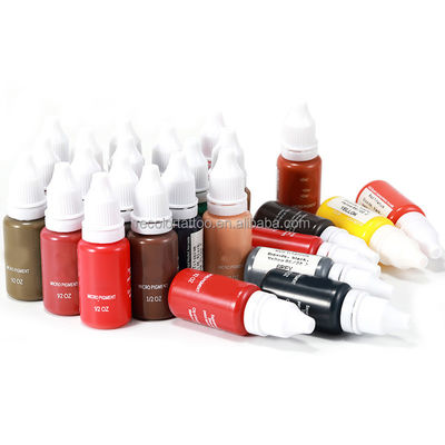 Private Label Professionelle Körper-Schönheits-Tattoo-Pigment-Tinten Sichere Permanentfarben für Microblading und Tattoo-Kunst