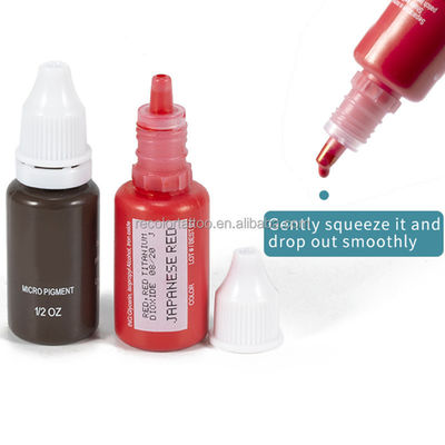 Private Label Professionelle Körper-Schönheits-Tattoo-Pigment-Tinten Sichere Permanentfarben für Microblading und Tattoo-Kunst