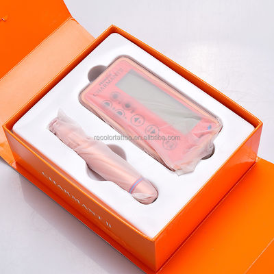 Private Label Orange Charmant Augenbrauen Lippen Eyeliner Tattoo Maschine Permanente Make-up Stift Set Schönheitskunst Tattoo Gun