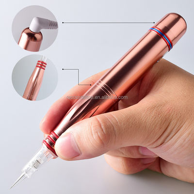 Private Label Orange Charmant Augenbrauen Lippen Eyeliner Tattoo Maschine Permanente Make-up Stift Set Schönheitskunst Tattoo Gun
