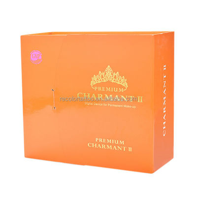 Private Label Orange Charmant Augenbrauen Lippen Eyeliner Tattoo Maschine Permanente Make-up Stift Set Schönheitskunst Tattoo Gun