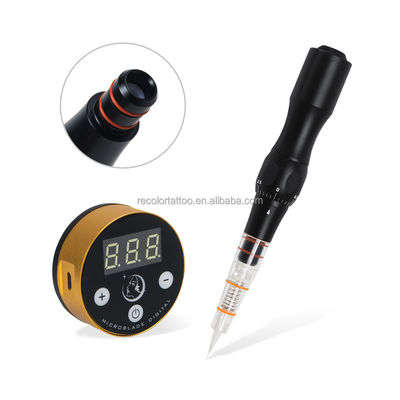 MTS Dermografo Microblading Tattoo Maschine Kit Leiser Motor Permanent Make-up Stift für Augenbrauen und Lippen