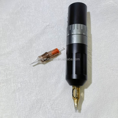 2 Batterie RCA 2.4-2.6-3.0-3.4-3.8-4.2mm Verstellbarer Schlag Wireless Rotary Tattoo Pen Machine Künstler Körperkunst Tattoo Permanent