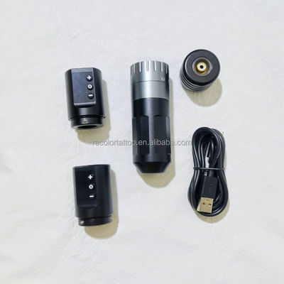 2 Batterie RCA 2.4-2.6-3.0-3.4-3.8-4.2mm Verstellbarer Schlag Wireless Rotary Tattoo Pen Machine Künstler Körperkunst Tattoo Permanent