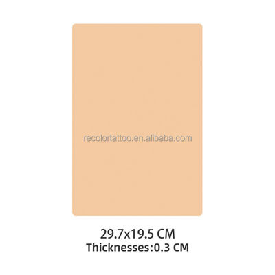 Ιδιωτική ετικέτα 3mm παχιά τατουάζ πρακτική δέρμα 20 * 15cm & 20 * 30cm μεγέθη Μόνιμο μακιγιάζ εργαλείο εκπαίδευσης