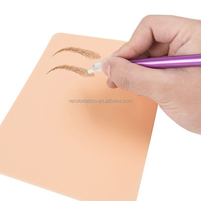 Private Label 1mm Dicke Tattoo Übungshaut 19*14,5 cm Größe Permanent Make-up Trainingswerkzeug